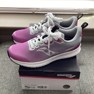 Saucony Kids' Guide Sneaker (Little Kid), size 3